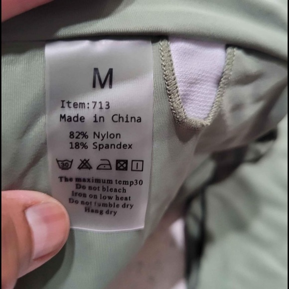 Brand new bikini 2 PC swimwear live green size medium - Picture 3 of 4